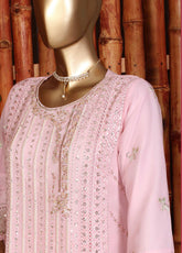 Naqshi By Romosh Embroidered Chiffon 3 Piece Stitched Suit RNPC25NCF D-192 (PK)
